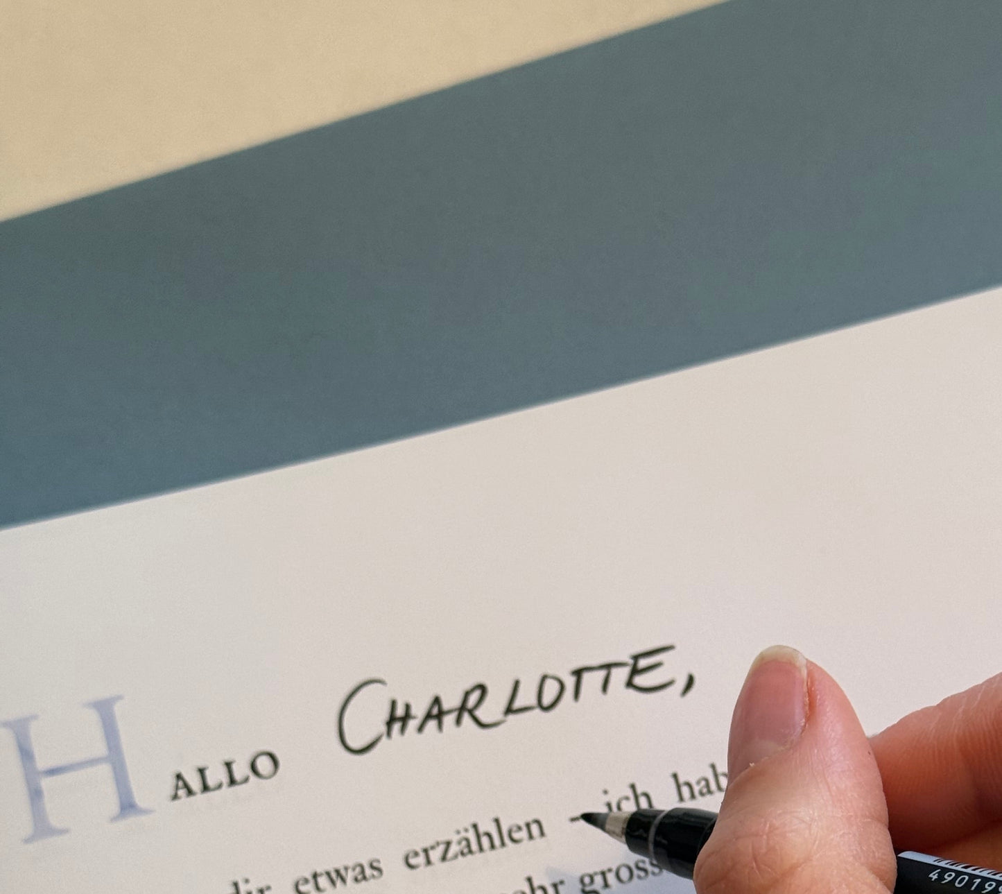 Einschulungspost von Lilli – personalisierte Post zum ersten Schultag Lillis Einschulungspaket | Brief von Lilli zur Einschulung