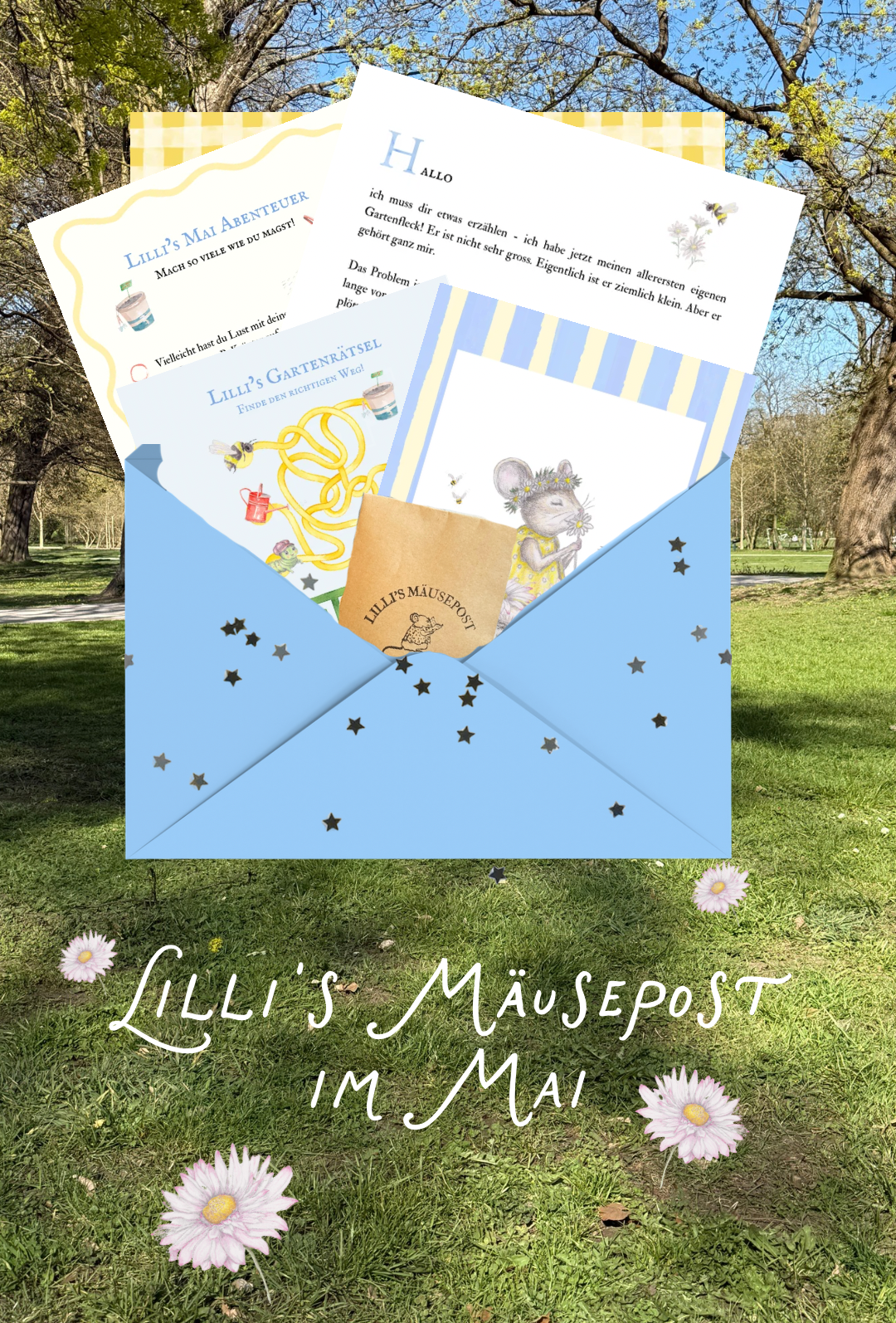 Lilli's Mäusepost - Monatlicher Briefclub für Kinder