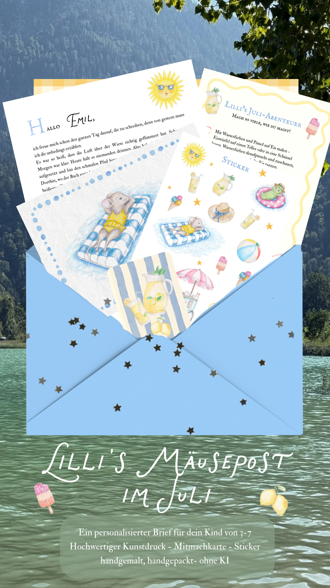 Lilli's Mäusepost - Monatlicher Briefclub für Kinder