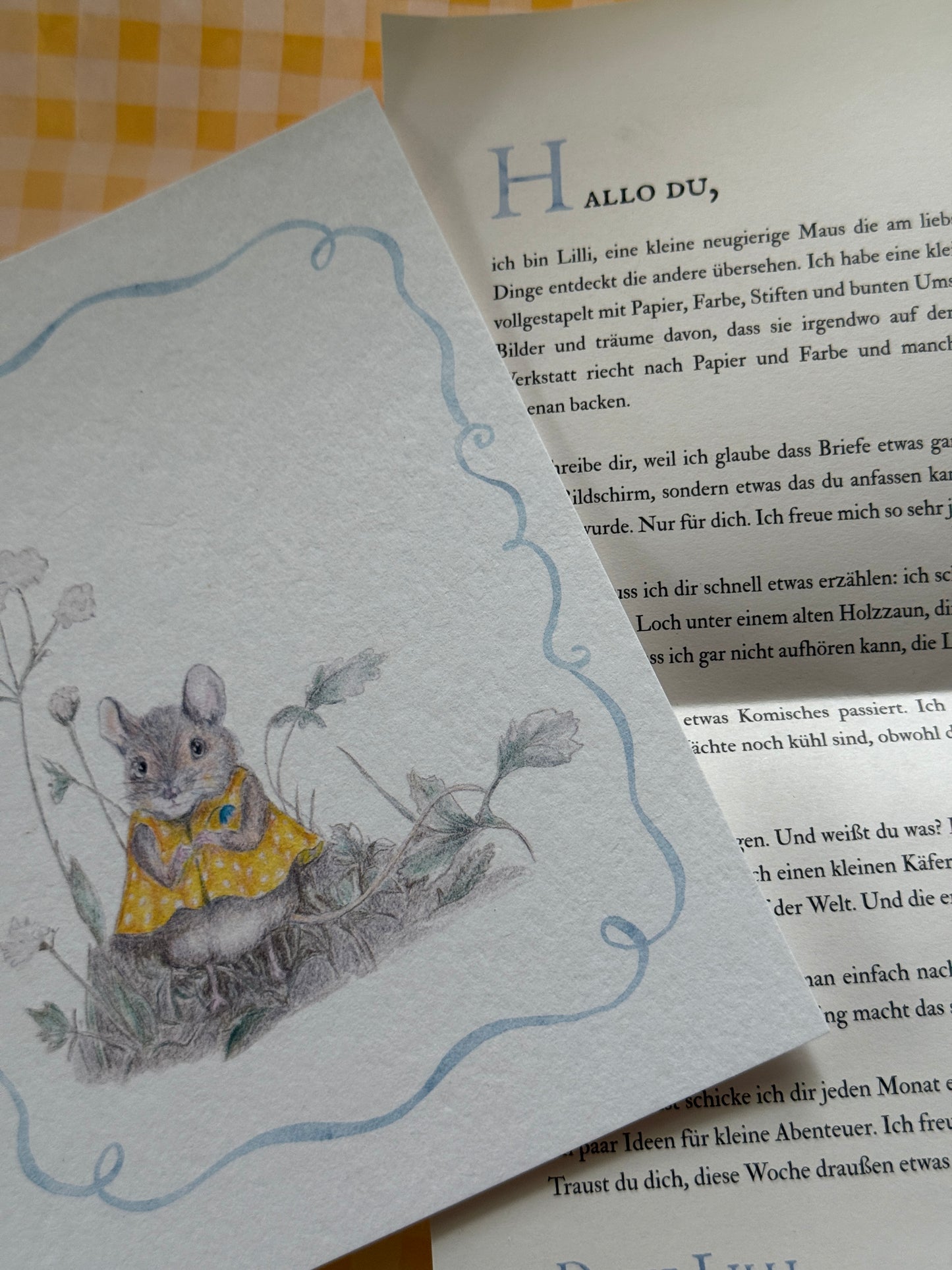 Lilli's Mäusepost - Monatlicher Briefclub für Kinder